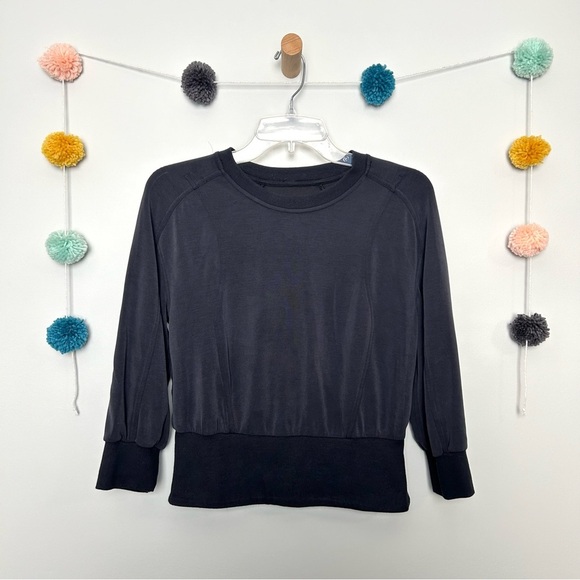 Lululemon Black Softstreme Ribbed Hem Pullover - Picture 2 of 7